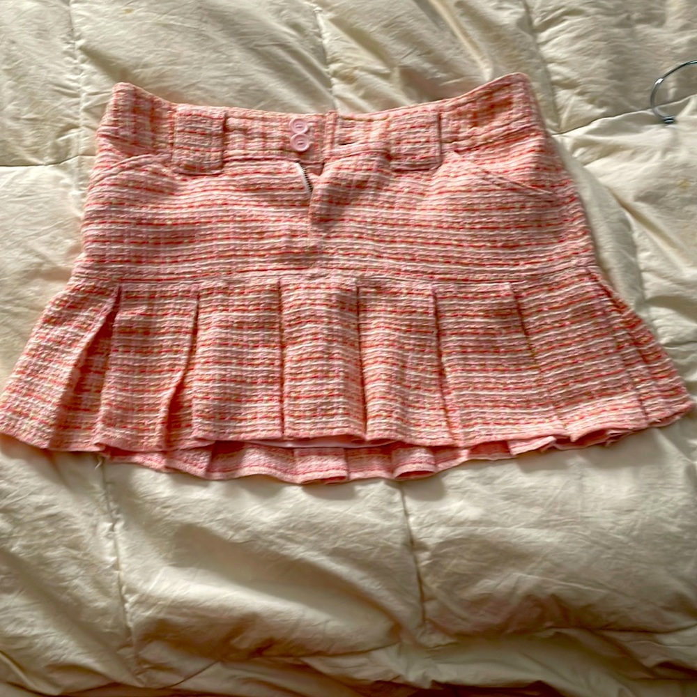 Mini pleated skirt